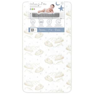 5 80 Coil Brown Spring Crib and Toddler Bed Mattress Reversible Design