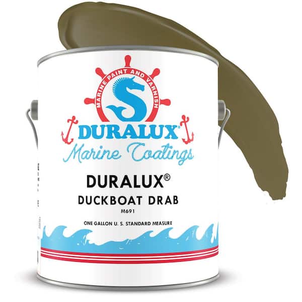 Duralux Marine Paint 1 gal. Camouflage Duck Boat Drab Marine Flat Enamel