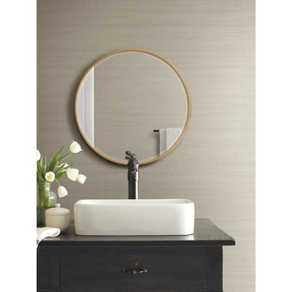 Washed Linen Pre-pasted Wallpaper (Covers 56 sq. ft.)