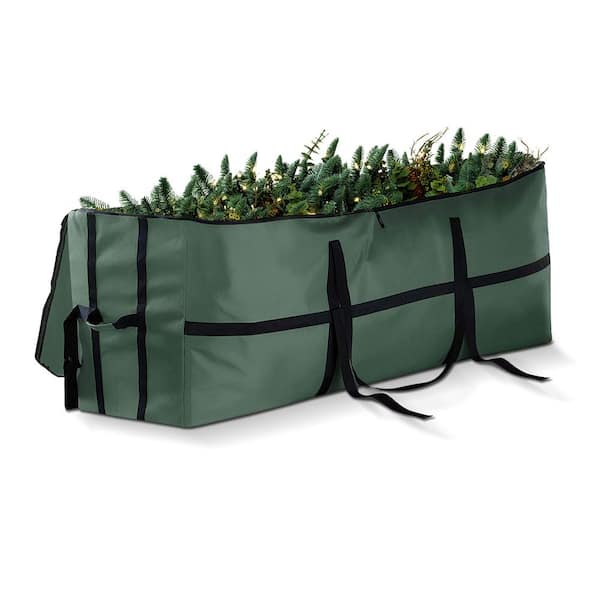 OSTO Green Waterproof Artificial Tree Storage Bag for Trees Up to 9 ft ...