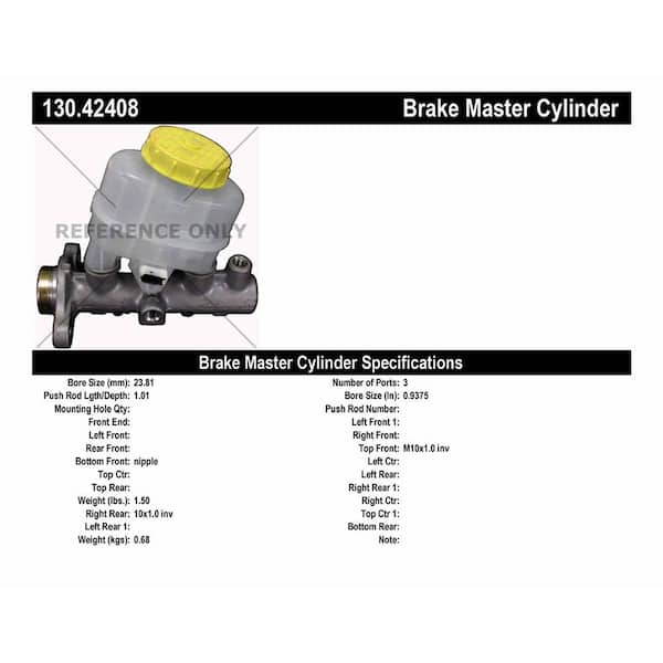 Centric Parts Brake Master Cylinder