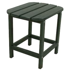 South Beach 18 in. Green Patio Side Table