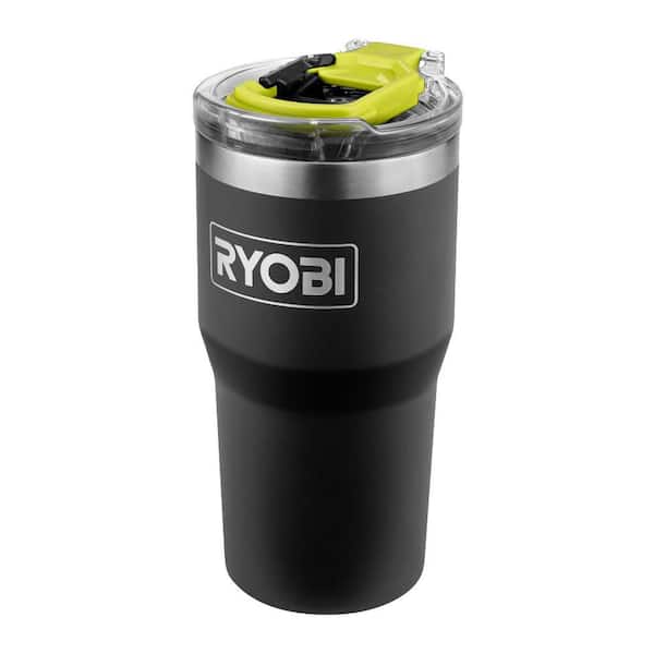 RYOBI LINK 20 Ounce Black Tumbler STM830B1 - The Home Depot