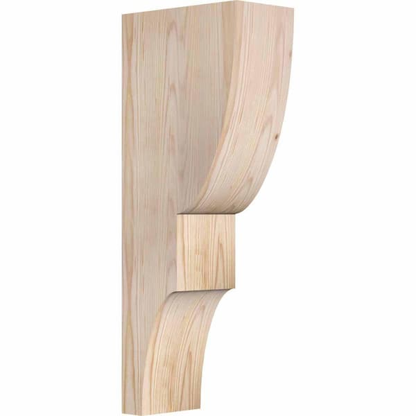 Ekena Millwork 5-1/2 in. x 10 in. x 26 in. Douglas Fir Ridgewood Smooth Corbel