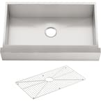 KOHLER Vault Farmhouse Apron Front Smart Divide Undermount Stainless ...