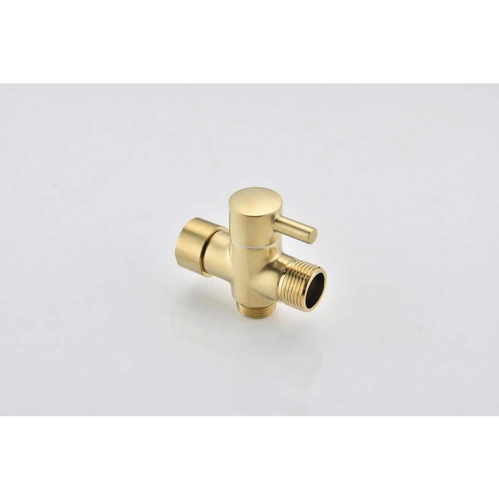 Brushed Gold Handheld Bidet Sprayer with Pressure Control