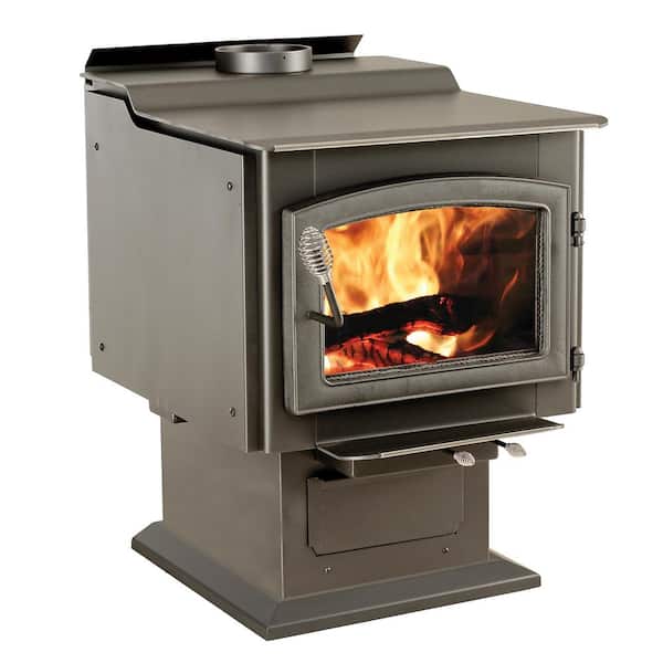 Ashley Hearth Products 3,200 sq. ft. EPA Certified Pedestal Wood Burning Stove with Blower