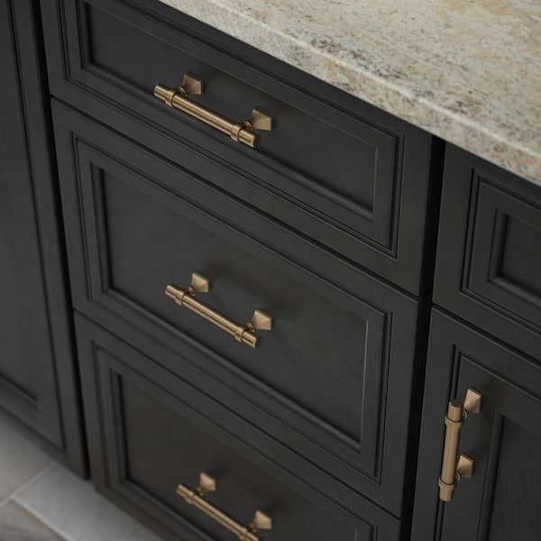 Classic Adjusta-Pull Adjustable 1-3/8 to 4 in. (35-102 mm) Classic Champagne Bronze Cabinet Drawer Pull