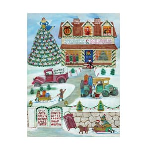 Cheryl Bartley 'Jingle And Mingle Christmas' Canvas Art - Unframed Home Photography Wall Art 14 in. x 19 in. .