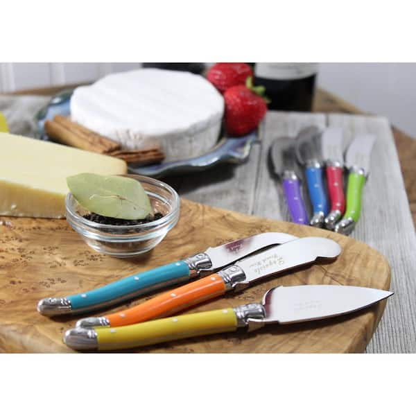 French Home Laguiole Mother of Pearl Cheese Knife and Spreader Set  (7-Piece) LG090 - The Home Depot