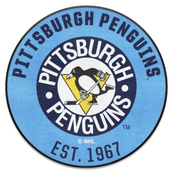 Pittsburgh Penguins Hockey Team Retro Logo Vintage Recycled