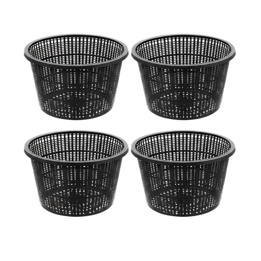 7.7 inch Black Plastic Net Pots (4-Pack) price history on PriceWatchPro