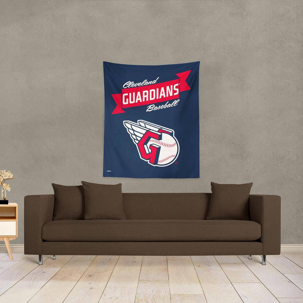 Cleveland Guardians Premium Navy Wall Hanging Tapestry, 34 x 40 inches