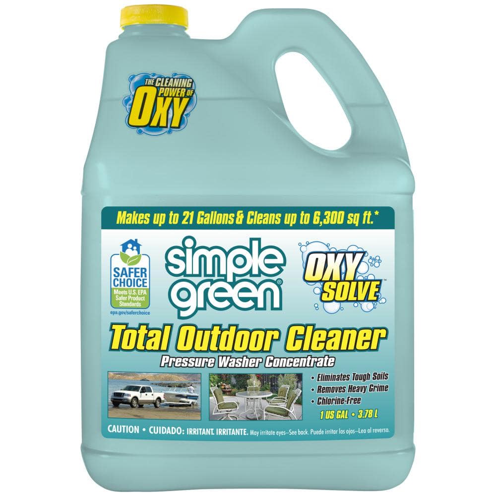 Simple Green 1 Gal. Oxy Solve Total Outdoor Pressure Washer Concentrate  2310000418230 - The Home Depot