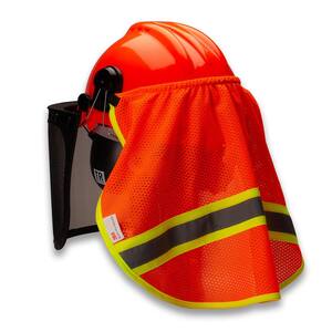 Mesh Neck Shade with 3M Reflector for Forestry Safety Helmet