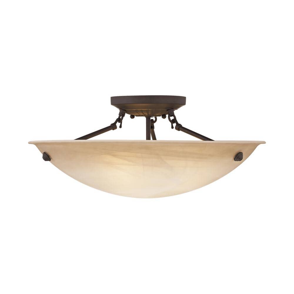 Belbrook 3-Light Bronze Flush Mount price history on PriceWatchPro