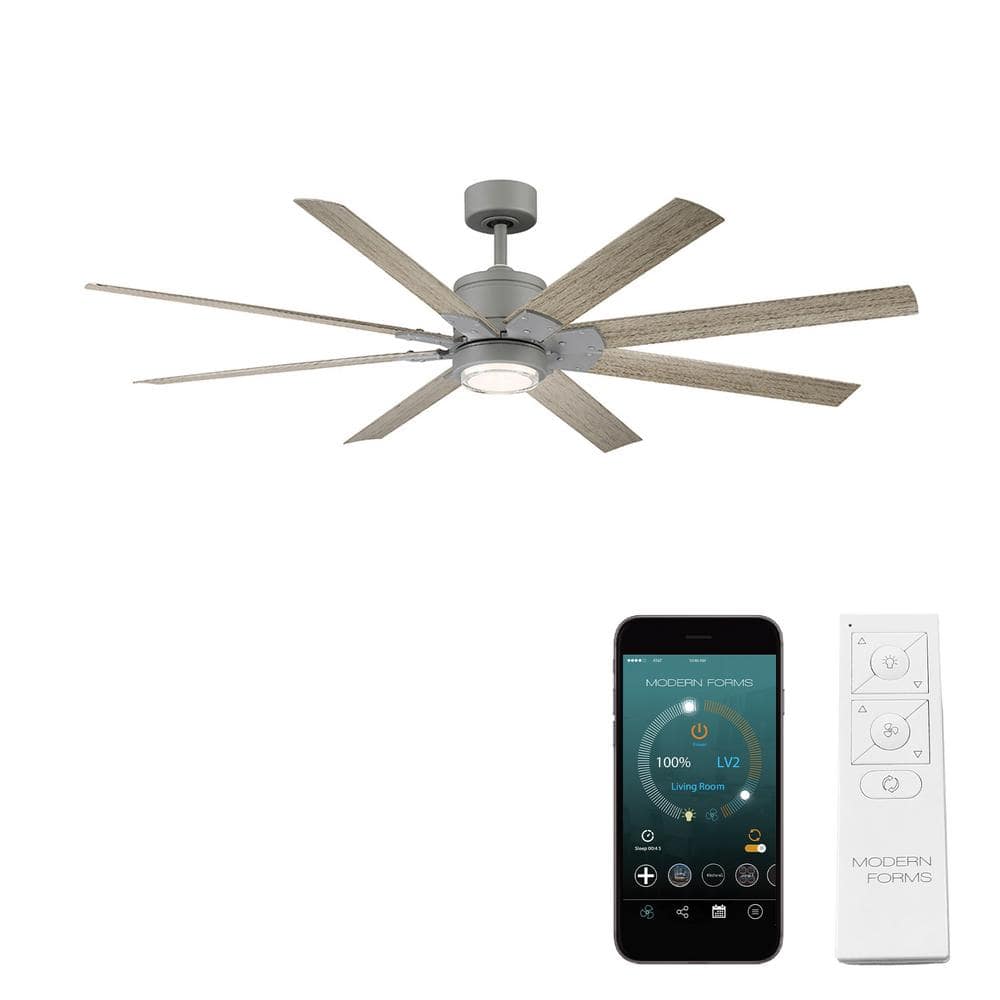 Renegade 52 in. LED Indoor/Outdoor Graphite Weathered Wood 8-Blade Smart Ceiling Fan with Light Kit and Remote Control price history on PriceWatchPro