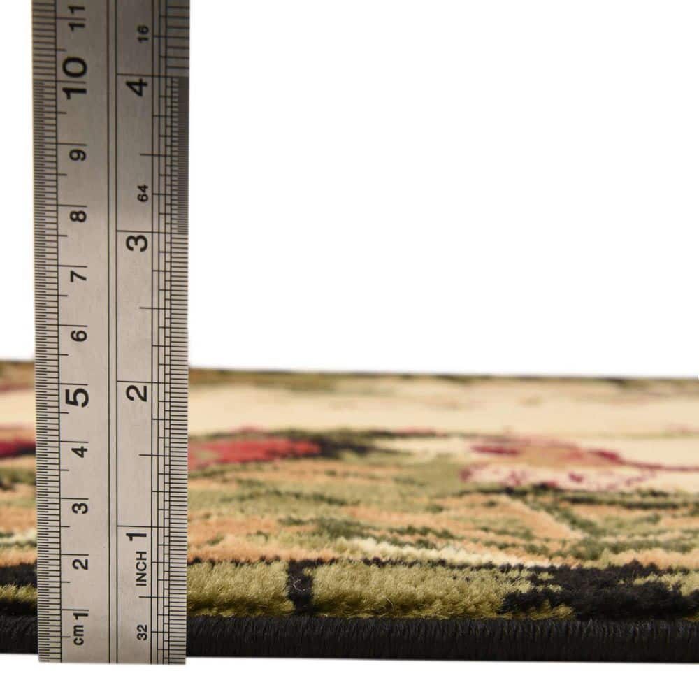Pastoral Cream 7'x10' Floral & Fauna Synthetic Area Rug