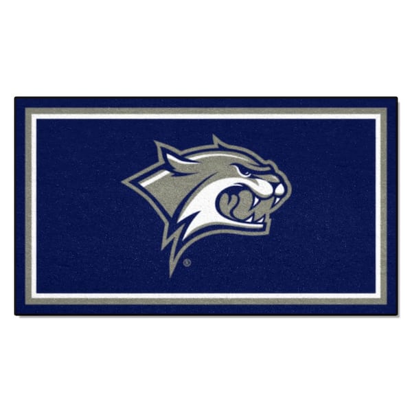 FANMATS New Hampshire Wildcats Navy 3 ft. x 5 ft. Plush Area Rug