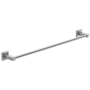 Duro 24 in. Wall Mounted Towel Bar in Polished Chrome