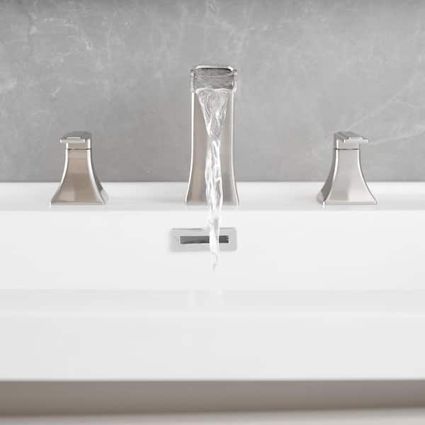 Flynama Flanna 4 in. Center Set Double-Handle Mid Arc Bathroom