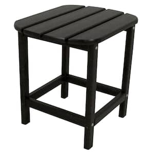 South Beach 18 in. Black Patio Side Table