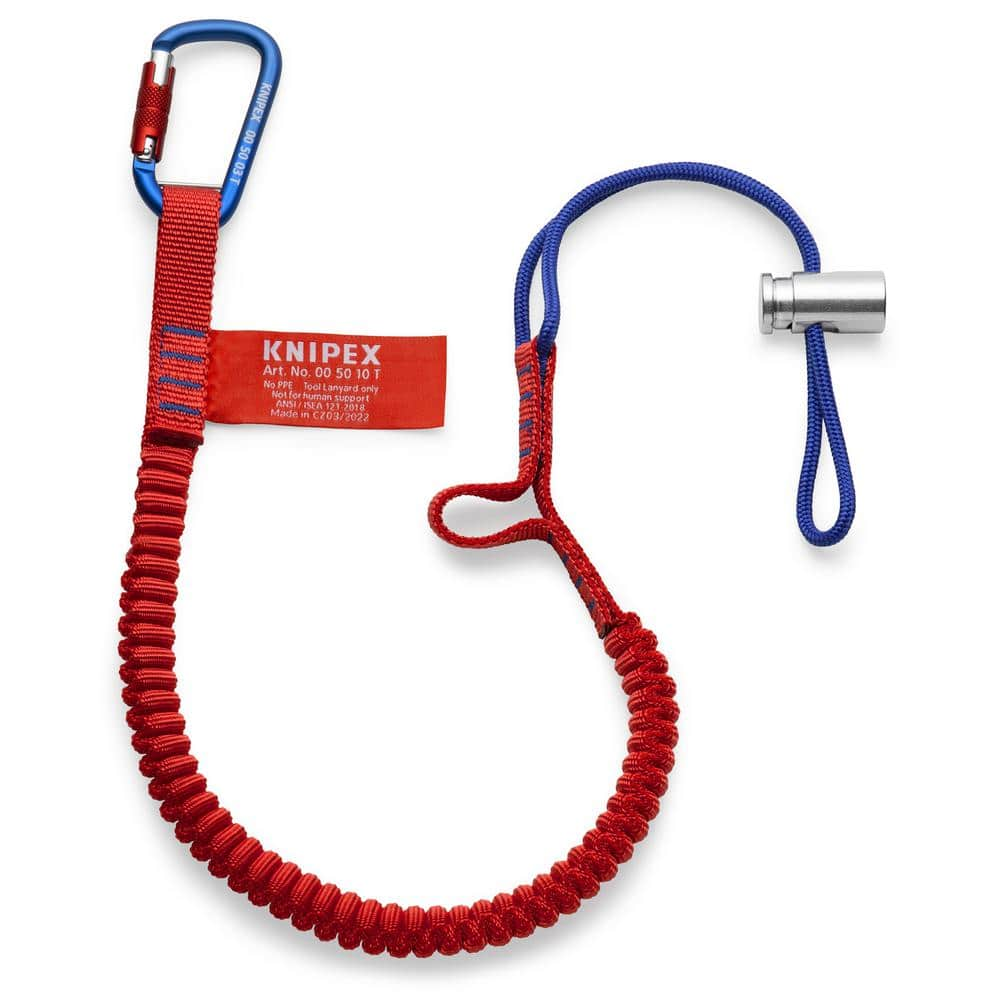 KNIPEX 38 in. Tool Tethering Lanyard with Captive Eye Carabiner up to 13 lbs.