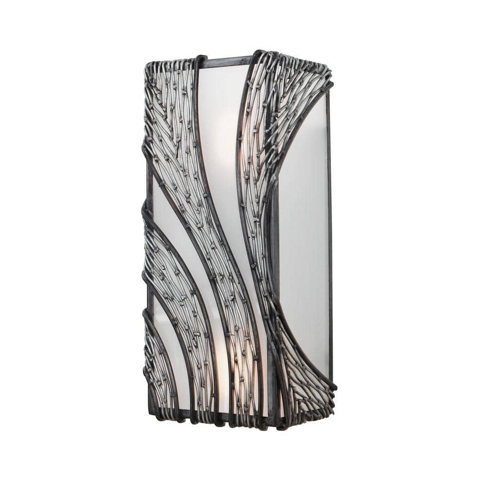 Flow 14.5'' Steel Hand-Forged Vertical Wall Sconce