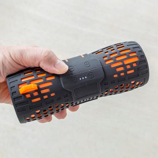 dichters Definitie Viva Sportsman Water Resistant Bluetooth Wireless Speaker with 3.5 mm Direct  Connect, Rechargeable Battery, USB Cable Included - Black SPEAKERBH20 - The  Home Depot