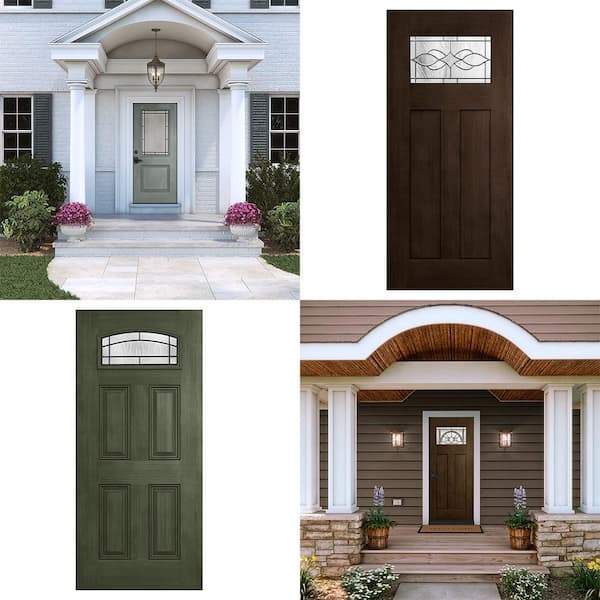 Statement Collection Customizable Fiberglass Prehung Front Door