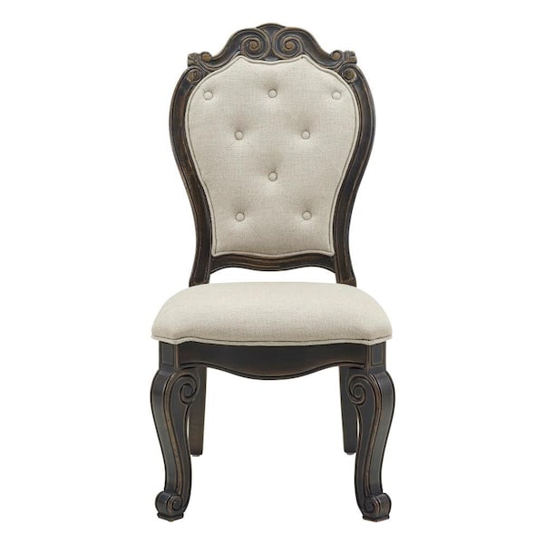 Steve Silver Rhapsody Dark Gray Upholstered Side Chair
