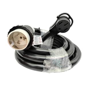 15 ft. 6/3+8/1 4-Wire RV/Marine Shore Power/EV Charging Adapter Cord 50 Amp 125-Volt/250-Volt SS2-50P(C6365) to 14-50R