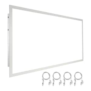 LED Panel Light 47.8in. x 23.7in. 6000 Lumens Integrated LED Panel Light Cool White 3500/4000/5000K for Home Office
