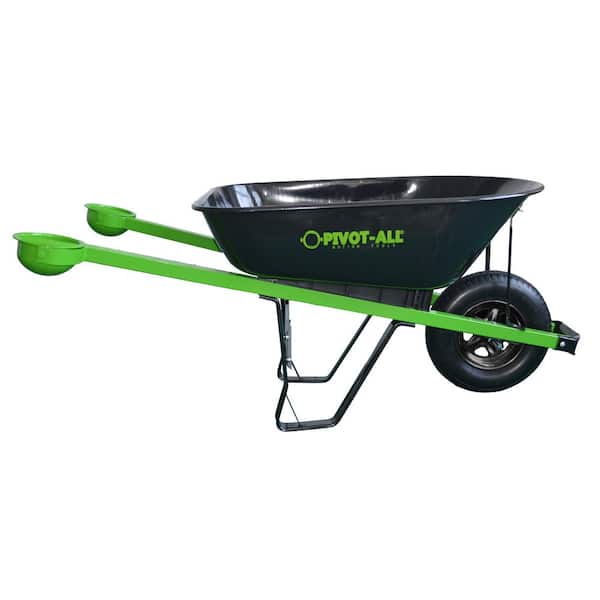 6 cu. ft. Steel Extreme Duty Pivot-All Motion Tools Wheelbarrow