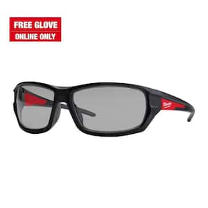 Gray Performance Safety Glasses Fog-Free Lenses