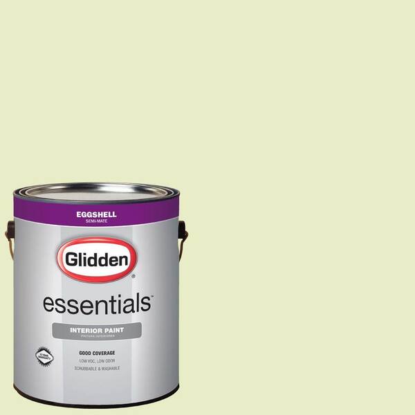 Glidden Essentials 1 gal. #HDGG29 Sweet Green Eggshell Interior Paint