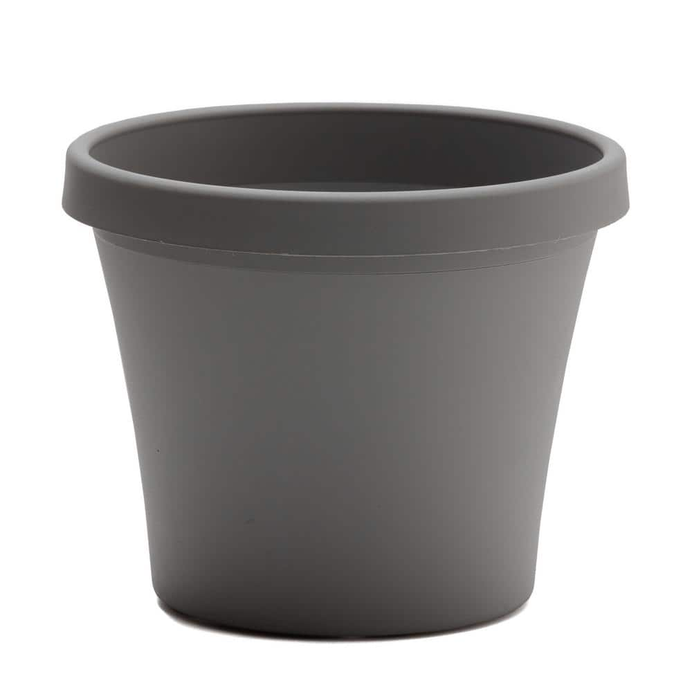 Bloem 17.25" Wide Terra Pot Planter Charcoal