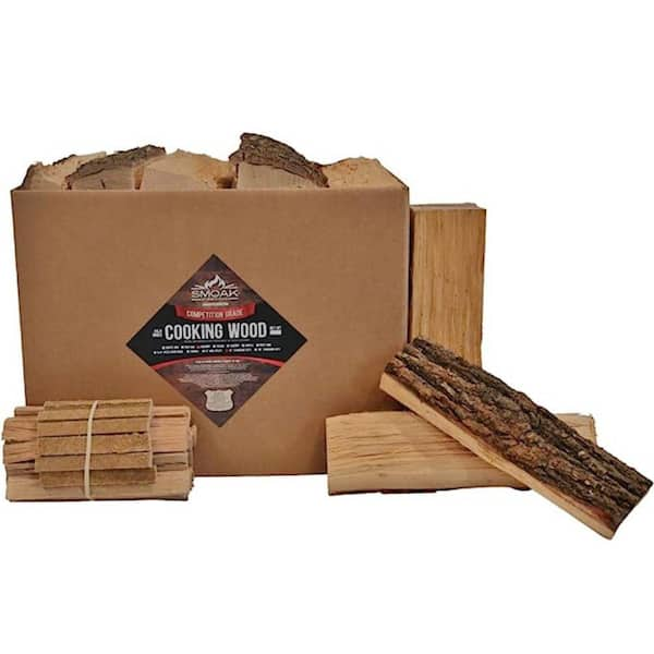 Smoak Firewood Cherry 12in logs 45lbs USDA certified Cooking Wood