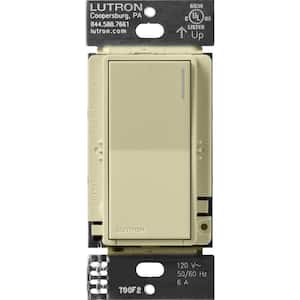 Sunnata Switch, for 6A Lighting or 3A 1/10 HP Motor, Single Pole/Multi Location, Sage (ST-6ANS-SA)