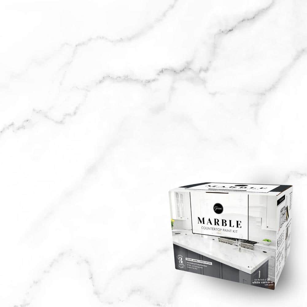 Giani Carrara White Marble Countertop Paint Kit