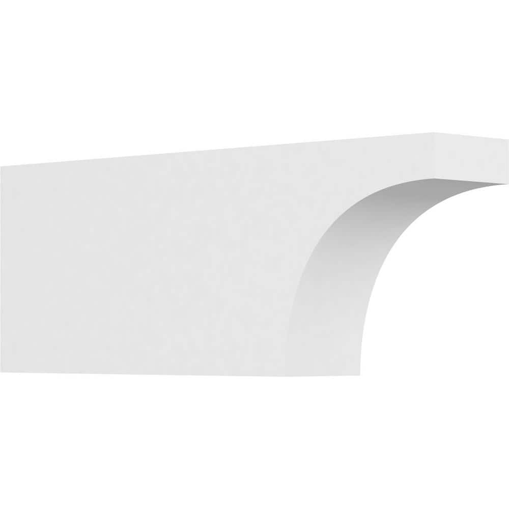 Pvc Railing Support Brace Ekena Millwork 3 in. x 6 in. x 16 in. Huntington PVC Rafter Tail Brace ...
