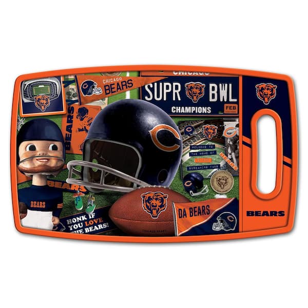 YouTheFan NFL Chicago Bears Retro Series Polypropyene Cutting Board 0959960  - The Home Depot