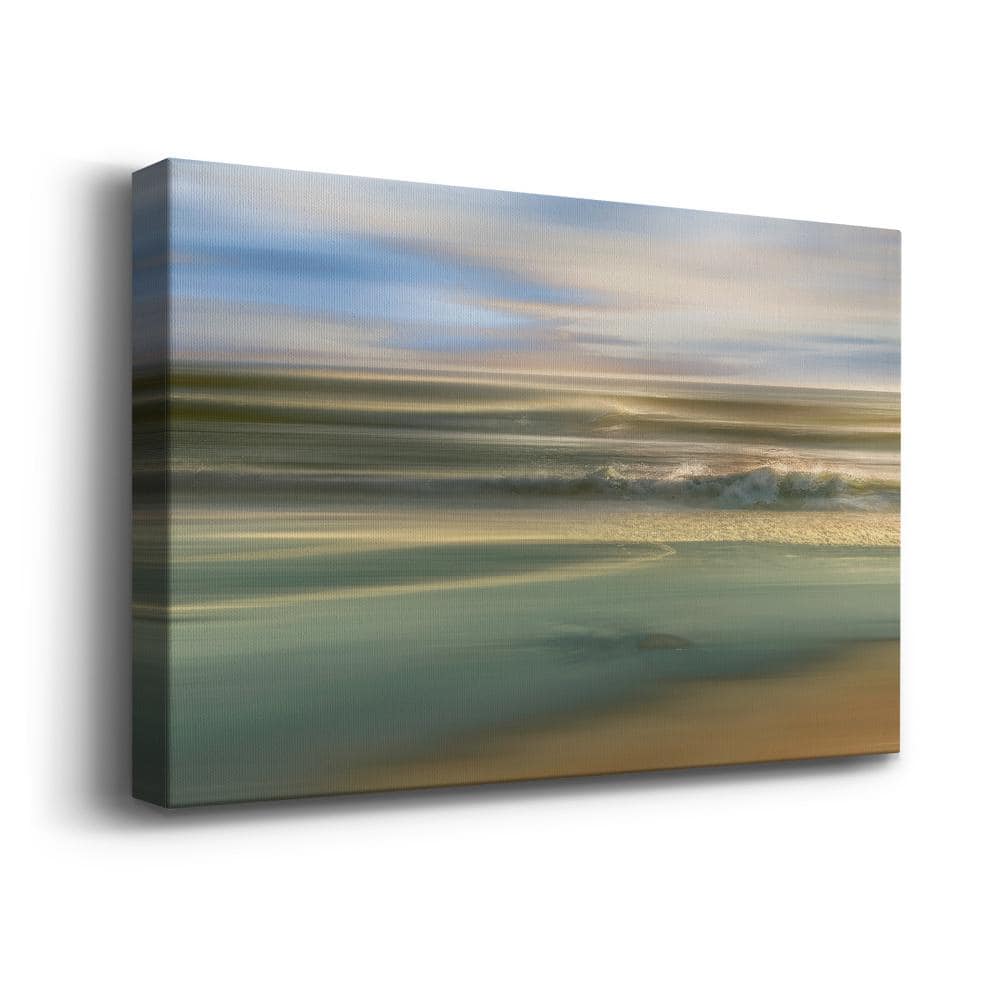 Topaz Light 40" x 60" Multicolor Canvas Abstract Wall Art