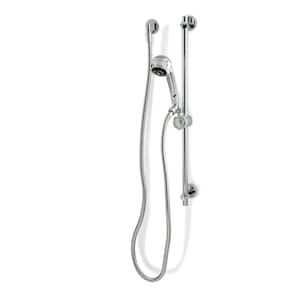 Temp-Gard 24 in. Single-Handle Handheld Shower with Mounting Bar in Chrome