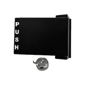 Duranodic Finish Commercial Push Pull Handle with Cam Plug - Left Handed