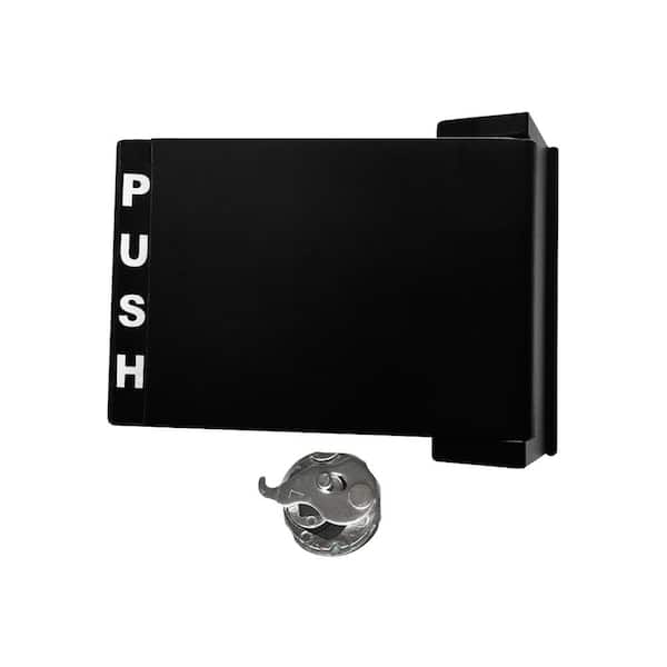 Premier Lock Duranodic Finish Commercial Push Pull Handle with Cam Plug - Left Handed