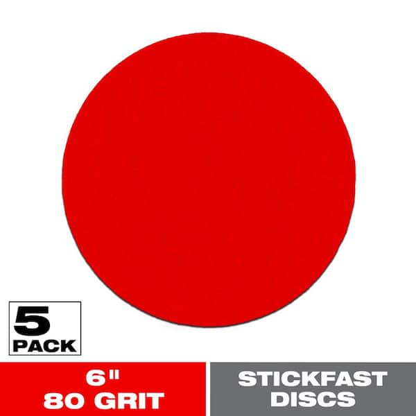DIABLO 6 in. 80-Grit ROS StickFast Sanding Discs