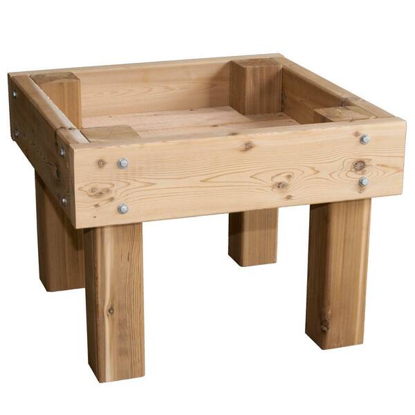 Houseworks 2 ft. x 2 ft. Cedar Raised Garden Bed with Legs