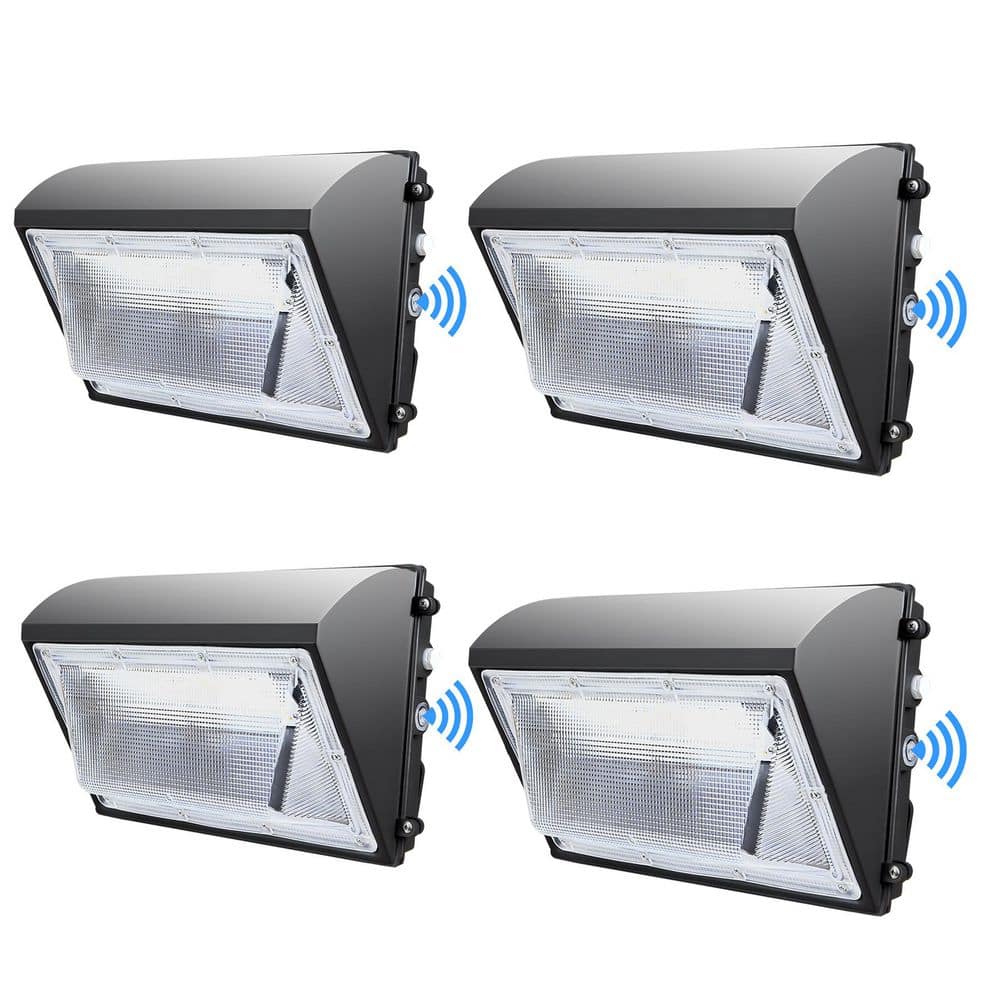 1000-Watt Equivalent Integrated LED Bronze Dusk to Dawn Outdoor Wall Pack Light,5000K for Yard,Garage,Building (4-Pack) price history on PriceWatchPro
