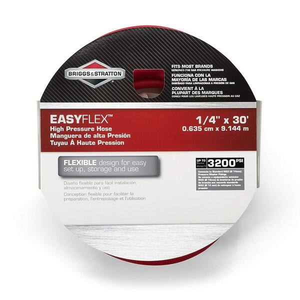 Briggs & Stratton Easyflex 1/4 in. x 30 ft. High Pressure Replacement Hose